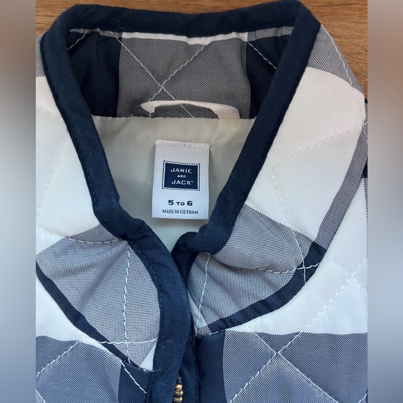 Janie and Jack plaid vest - Picture 2 of 5